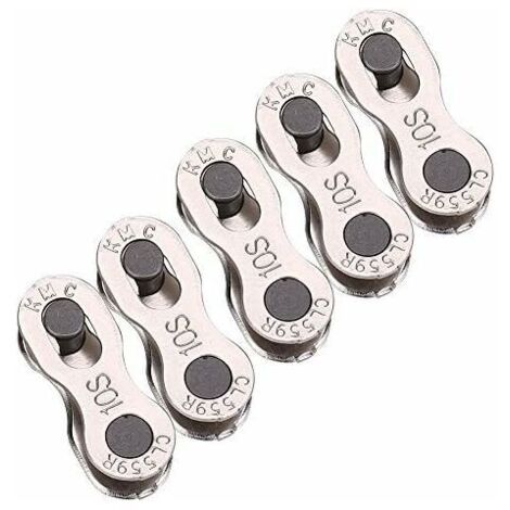 Antivol de chaîne à 10 compartiments, 5 paires d'antivols de chaîne pour vélo, compatible avec les chaînes à 6, 7, 8 et 10 vitesses.-AquaForge