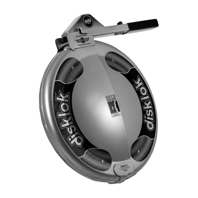 Antivol de direction Disklok - 35 à 39 cm - Argent