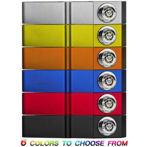 Antivol de guidon CNC poignée en alliage d'aluminium solid lock bleu