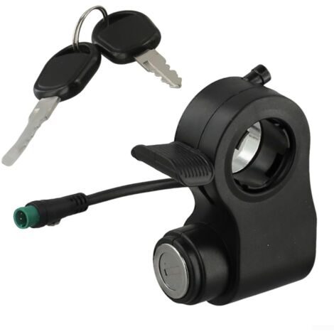 Antivol de porte pour trottinette électrique, antivol de porte pour trottinette électrique, contacteur à clé 5 broches compatible avec les trottinettes Kukirin G2/Pro/Max, interrupteur de démarrage ét