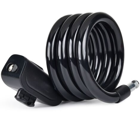 Antivol de vélo haut de gamme, câble antivol professionnel, câble antivol robuste pour une protection antivol renforcée, livré avec 1 support de cadenas.