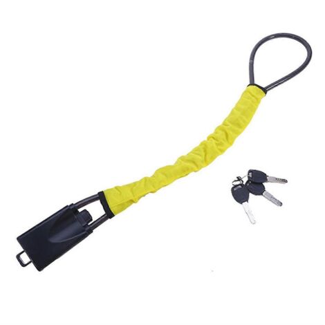Antivol de volant universel pour ceinture de sécurité, jaune