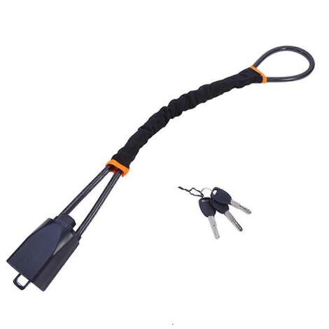 Antivol de volant universel pour ceinture de sécurité, noir