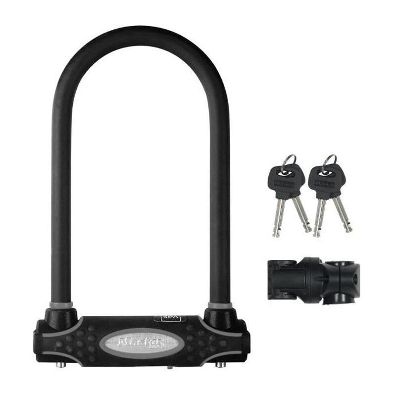 Master Lock - Cadenas en u avec manille en acier 11 cm 8195EURDPRO