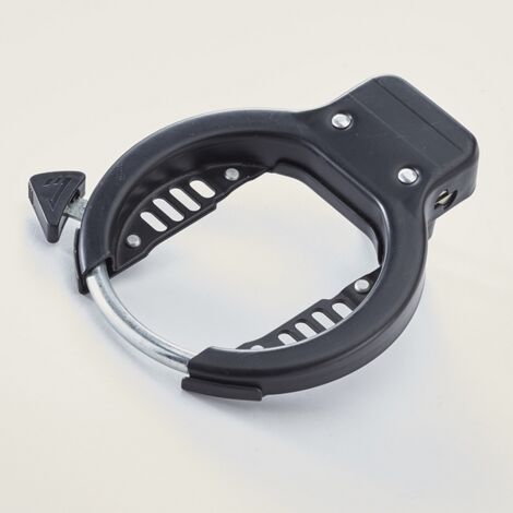 Mottez – Antivol fer à cheval – Bloc roue arrière à 'Hollandais' – Fixation rapide – Léger et peu encombrant pour vélo, moto, poussette