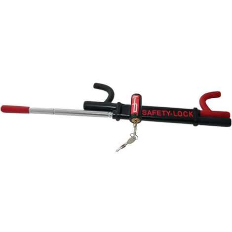 Antivol griffe volant STA L38.5xL12xH5mm G.2.02kg noir/rouge