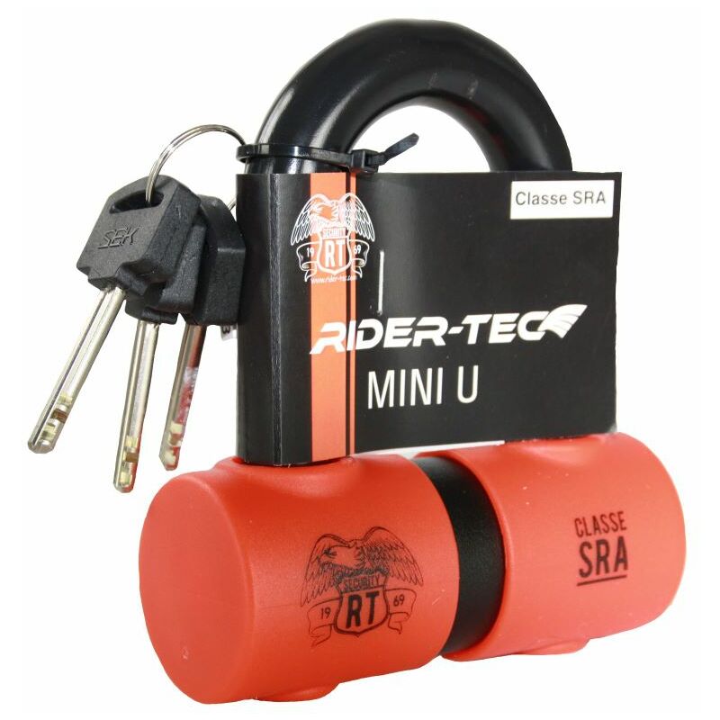 Antivol 2 Roues Bloque Disque & Mini-u Sra - 48 X 74 Rider-tec