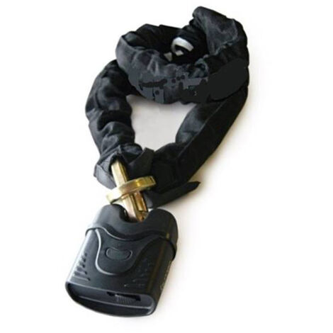 Antivol Moto - Chaine Lasso Acier 120 Cm & Cadenas Rider-tec