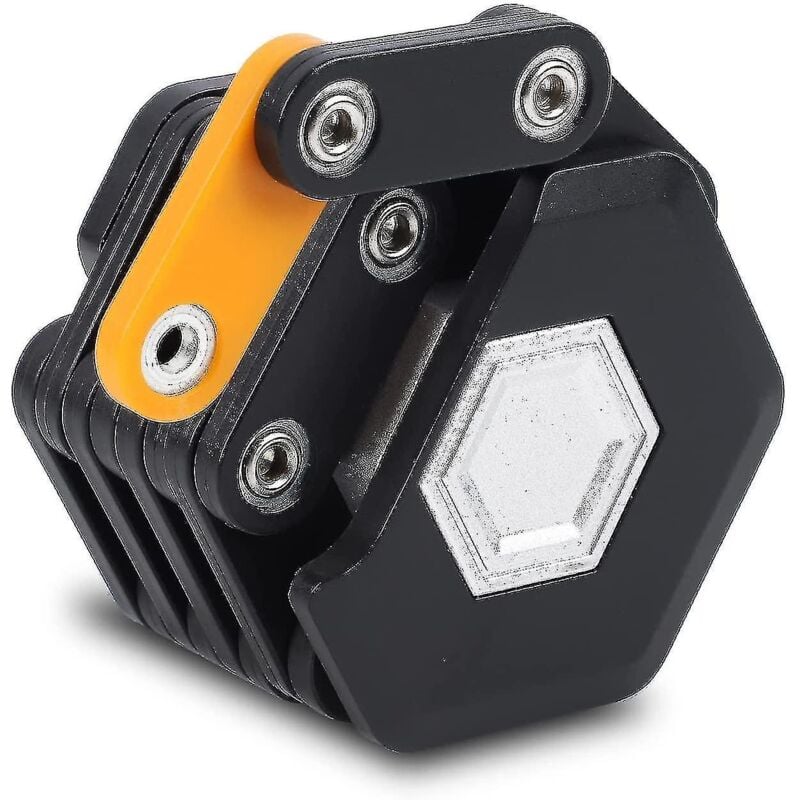 Antivol pliable pour vélo, antivol haute sécurité 85 cm de long, antivol pliable pour vélo avec support 3 clés, antivol pour scooter électrique pour