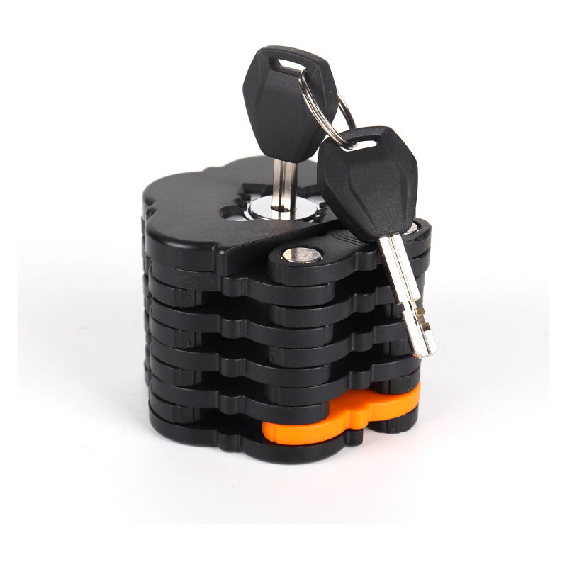 Antivol pliable pour vélo de route avec support, serrure de scooter, serrure de vélo haute sécurité avec 2 clés, serrure pliante pour vélo de route,