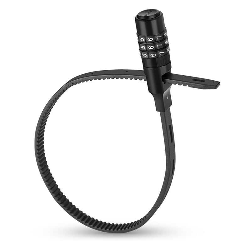 Csparkv - Antivol pour Casque Vélo Moto Portable, Cadenas Casqeu en Sangle Réglable Multifonctionnelle avec Code à 3 chiffres Antivol Vélo pour Vélo