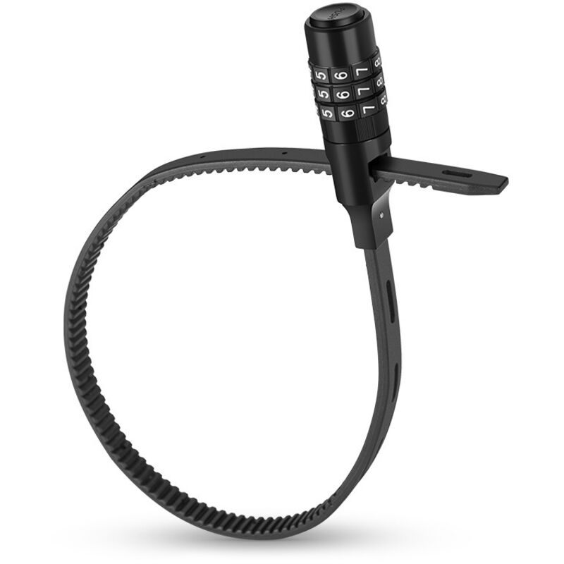 Csparkv - Antivol pour Casque Vélo Moto Portable, Cadenas Casqeu en Sangle Réglable Multifonctionnelle avec Code à 3 chiffres Antivol Vélo pour Vélo