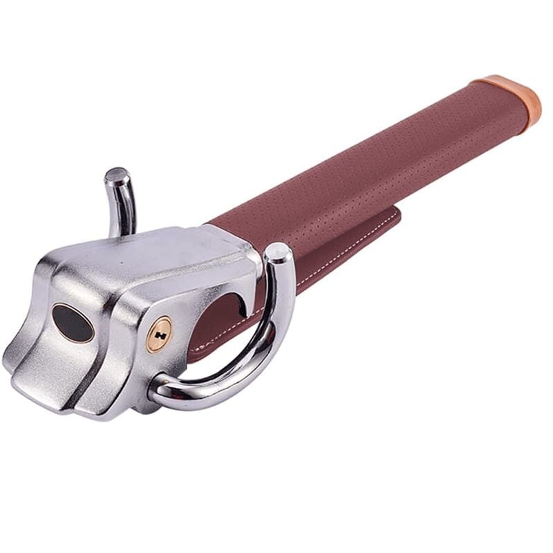 Coocheer - Antivol sur volant de voiture – Sécurité automobile – Marron