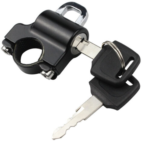 Antivol universel fixe antivol pour casque de véhicule électrique, antivol anti-effraction, antivol pour vélo électrique, moto et casque de sécurité.