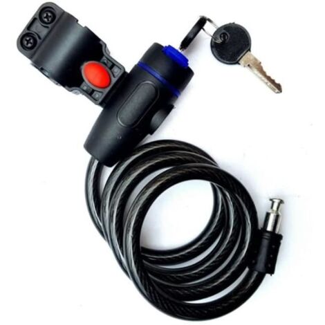 Antivol Velo Cadenas,Vélo Câble Antivol,Velo Cadenas Code,Avec Clés Antivol Moto Chaine Antivol pour Vélo Vélo Electrique Skateboard