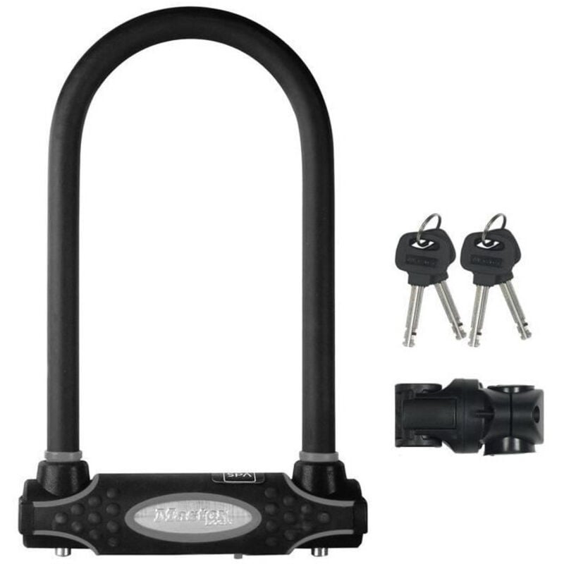 Antivol Vélo u Master Lock 8195EURDPROCOLWR - Acier Cémenté, Clé, Rouge
