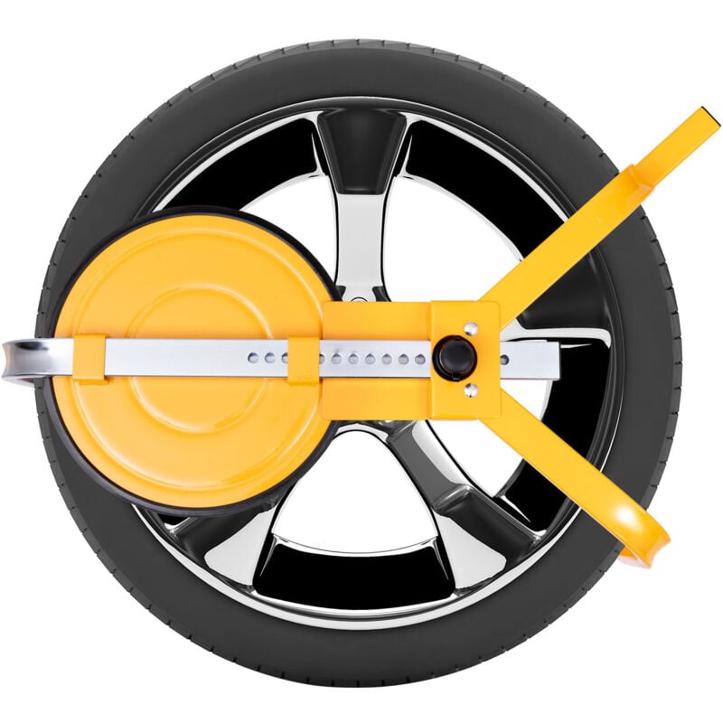 Antivol voiture bloque volant antivol pour voiture canne antivol dispositif de blocage de roue de 13 pouces à 15 pouces