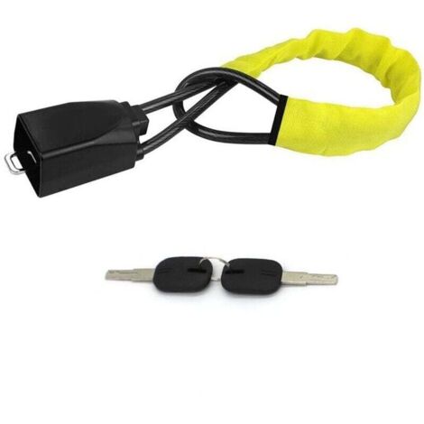 Antivol Voiture Volant - Canne Antivol Voiture Volant,Anti Vol Auto Sécurité,Verrouillage Universel Antivol du Volant en Acier Inoxydable Avec 2 Clés pour Auto Van Truck