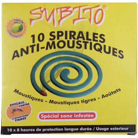 Antizanzare a spirale 10 pezzi Subito