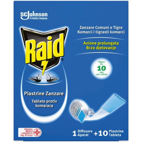 ANTIZANZARE ELETTRICO A PIASTRINE 'BASE' con 10 ricariche