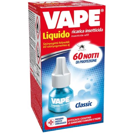 ANTIZANZARE LIQUIDO RICARICA 30 notti + 30 notti - scatola 2 pz da 18 ml