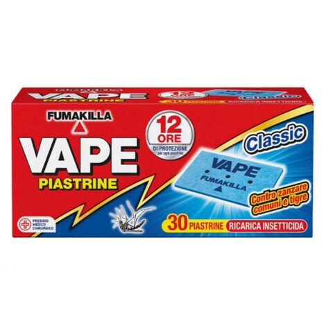 ANTIZANZARE PIASTRINE RICARICA cf da 30 piastrine - classiche  - VAPE