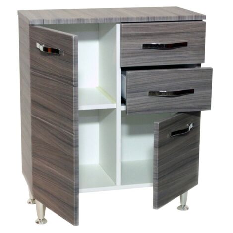 Antonella Sockel 2 Türen plus 2 Schubladen cm 66 x 33 x 80