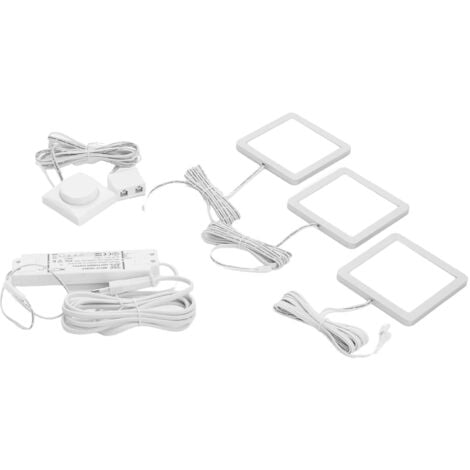 Antony LED under-cabinet light, set of 3