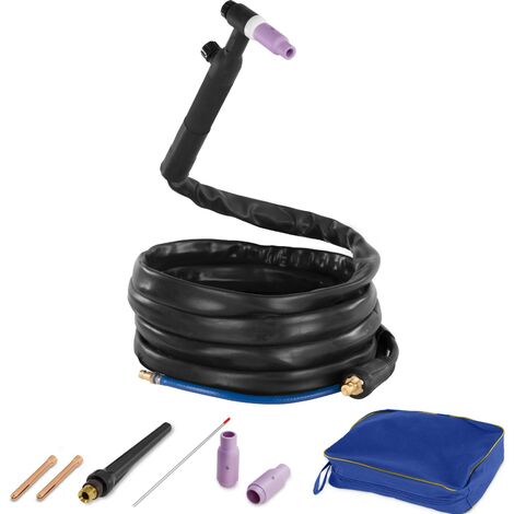 Antorcha Y Manguera TIG Pistola De Soldadura Con Lift Arc 3,8 M Conexión De 9mm - Plateado