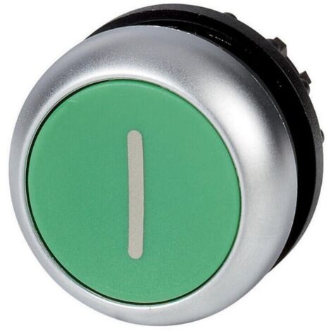 Antrieb M22-DR-G-X1, flacher grüner Knopf, Rücklaufsperre