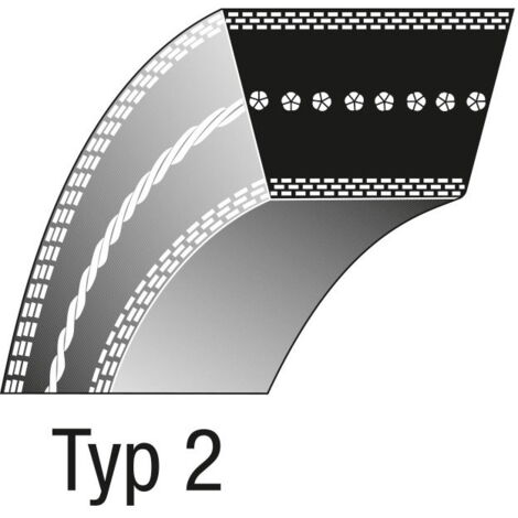 RATIOPARTS Keilriemen Typ 2 Messerantrieb 13,0x705mm Li für Stihl/Viking