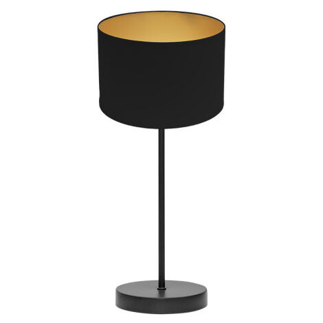Anuska Tischleuchte 1xe14 schwarz/schwarz-gold 46x16x16x16 cm