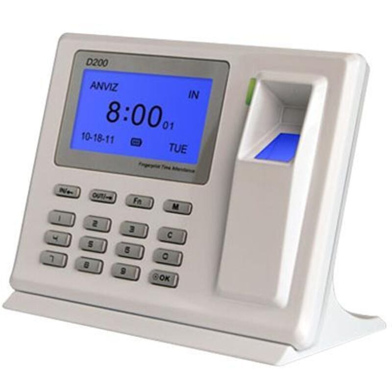 

Anviz - Terminal Control Presencia Por Codigo Y/o Huella Por USB Y Ethernet RJ45