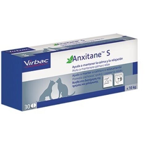 ANXITANE Relajante Natural para Mascotas de Menos de 10 Kg - 30