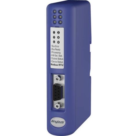 Anybus AB7010 Modbus-RTU Convertitore seriale RS-232, RS-422, RS-485, Sub-D9 isolato galvanicamente 24 V/DC 1 pz.