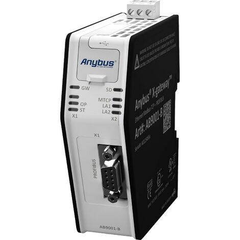 Anybus AB9001 Modbus-TCP Master/Profibus Slave Passerelle USB, RJ-45, Ethernet 24 V/DC 1 pc(s) A423382