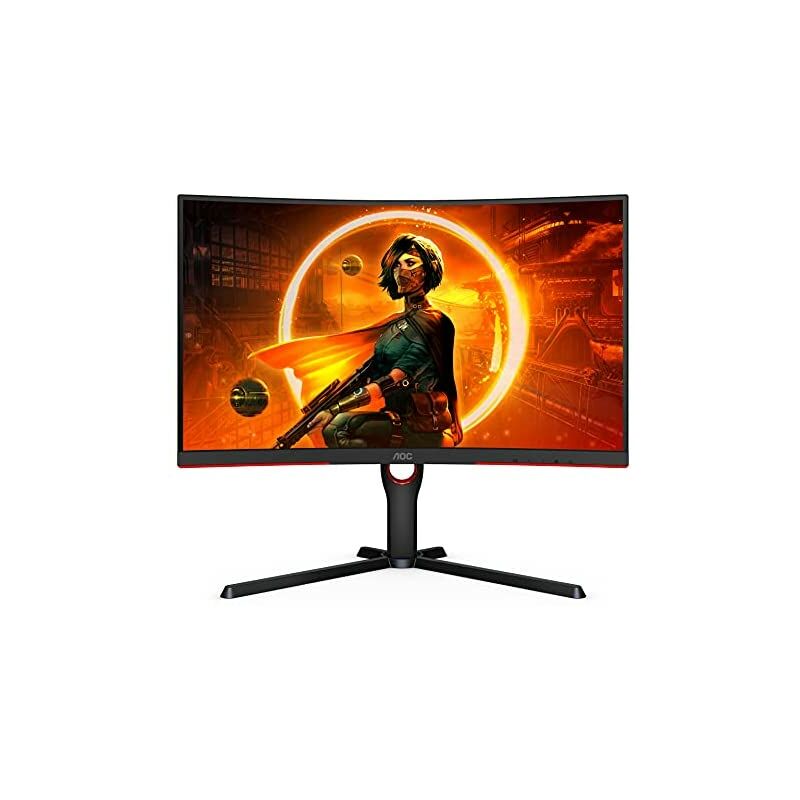 

Agon CQ27G3SU - Monitor Curvo QHD de 27 Pulgadas, 165Hz, 1ms, FreeSync Premium, Ajuste de Altura, Altavoces (2560 x 1440 @ 165Hz, 300 CD/m² HDMI 2.0