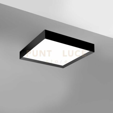 AOI P/M - PLAFONIERA ALLUMINIO NERO A LED 3000-4000K 4100-4200lm 60W DIMMERABILE