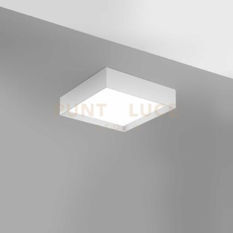 AOI P/P - PLAFONIERA ALLUMINIO BIANCO A LED 3000-4000K  2000-2100lm 30W DIMMERABILE