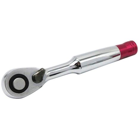Aougo – Clé dynamométrique à cliquet 72 dents 6,35 mm – Poignée ergonomique pour espaces confinés – Outil démontage manuel voiture 100 mm