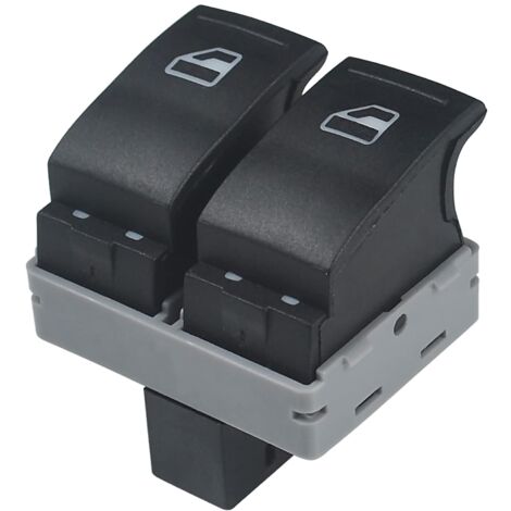 Aougo – Interrupteur de lève-vitre électrique – Compatible Volkswagen Transporter T5 T6 2005-2009 – Bouton de commutateur côté conducteur - 7E0959855A