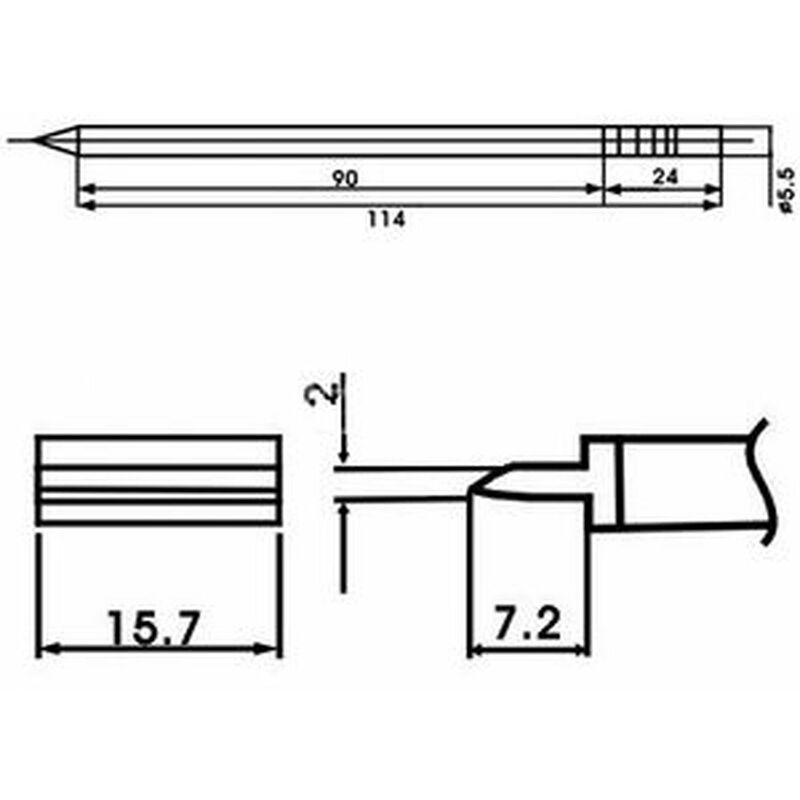 

LF-1401 punta soldador con resistencia incluida - Aoyue