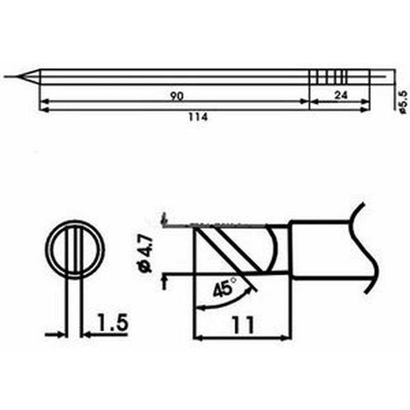 

LF-K PUNTA SOLDADOR CON RESISTENCIA INCLUIDA - Aoyue