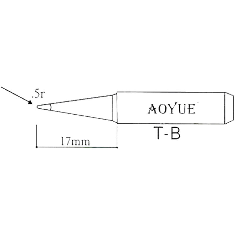 

T-B Punta de soldar para soldador R 0.5mm - Aoyue