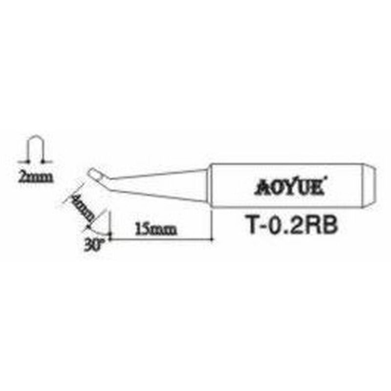 

AOYUE T0.2RB Repuesto punta soldador