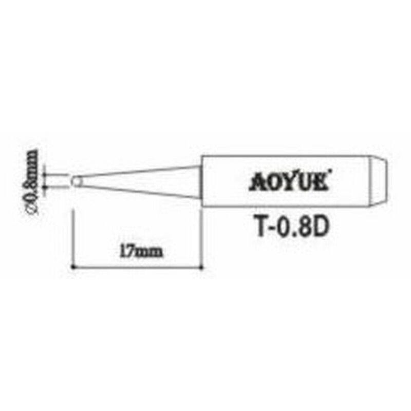 Aoyue - T0,8D Repuesto punta soldador