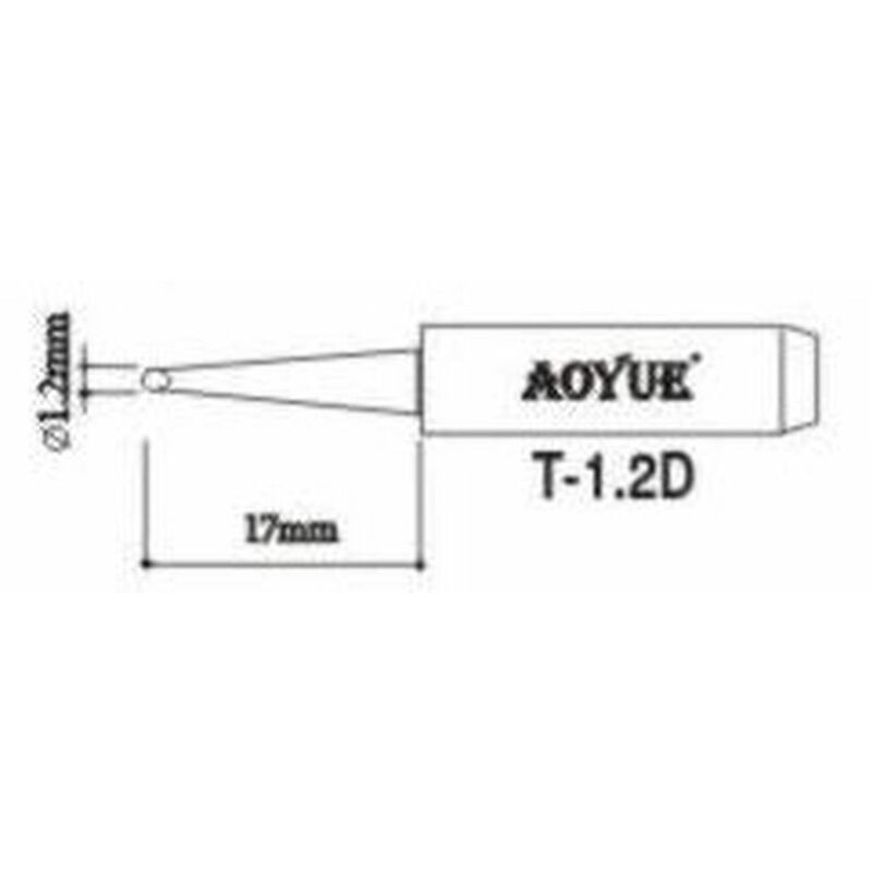 

T1,2D Repuesto punta soldador - Aoyue