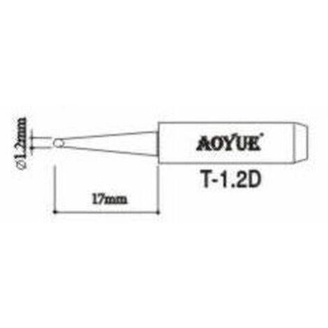 AOYUE T1,2D Repuesto punta soldador