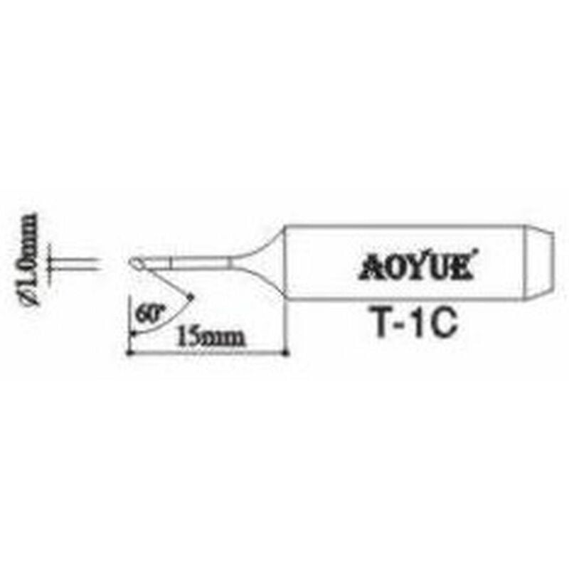 

T1C Repuesto punta soldador - Aoyue