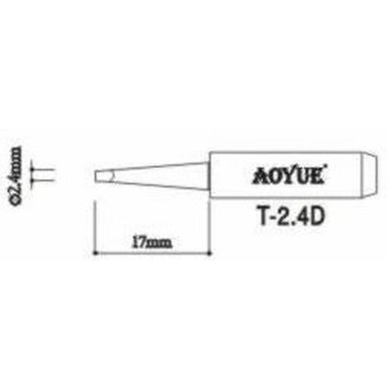 

T2,4D Repuesto punta soldador - Aoyue